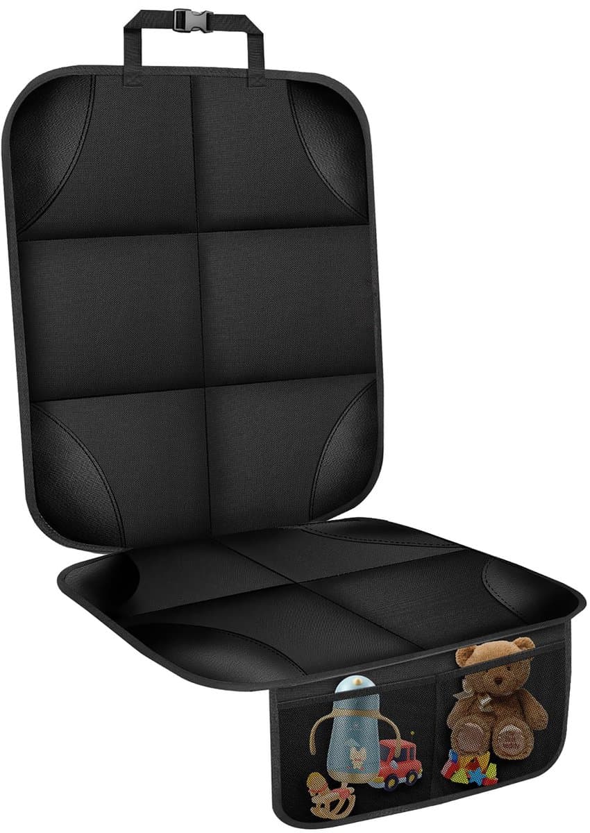 YONO Autostoel Beschermer met Organizer - Universeel - geschikt voor Isofix - Kinderstoel - Beschermer - Hoes Voorkant en Achterkant Auto Stoel - Zwart (EAN: 8720595029423): Waarom ik dit product uitprobeerde