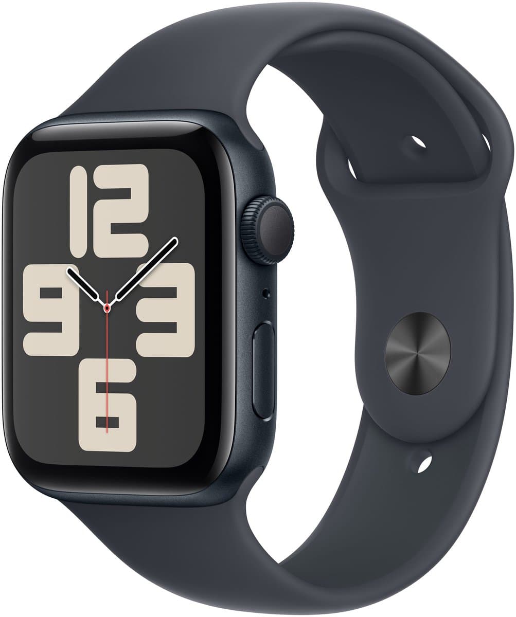 Apple Watch SE 2024 44mm Midnight Aluminium Case with Midnight Sport Band - M/L (EAN: 0195949645037): 🎯 Waarom ik voor deze watch koos
