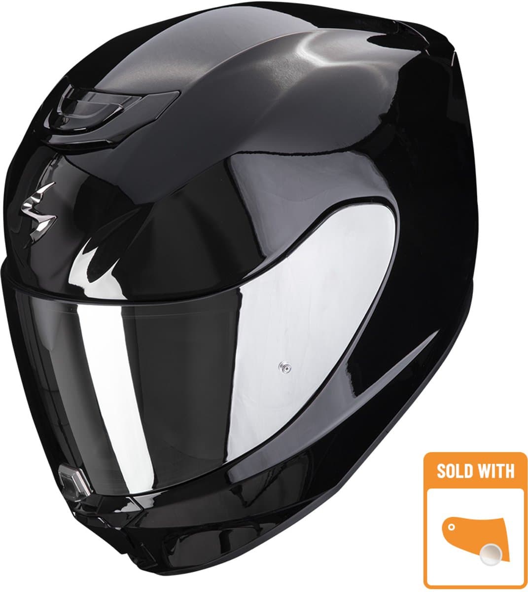 Scorpion Exo-391 Glossy Black - Integraalhelm - Maat M - Motorhelm - ECE 22-06 gekeurd (EAN: 3399990108948)