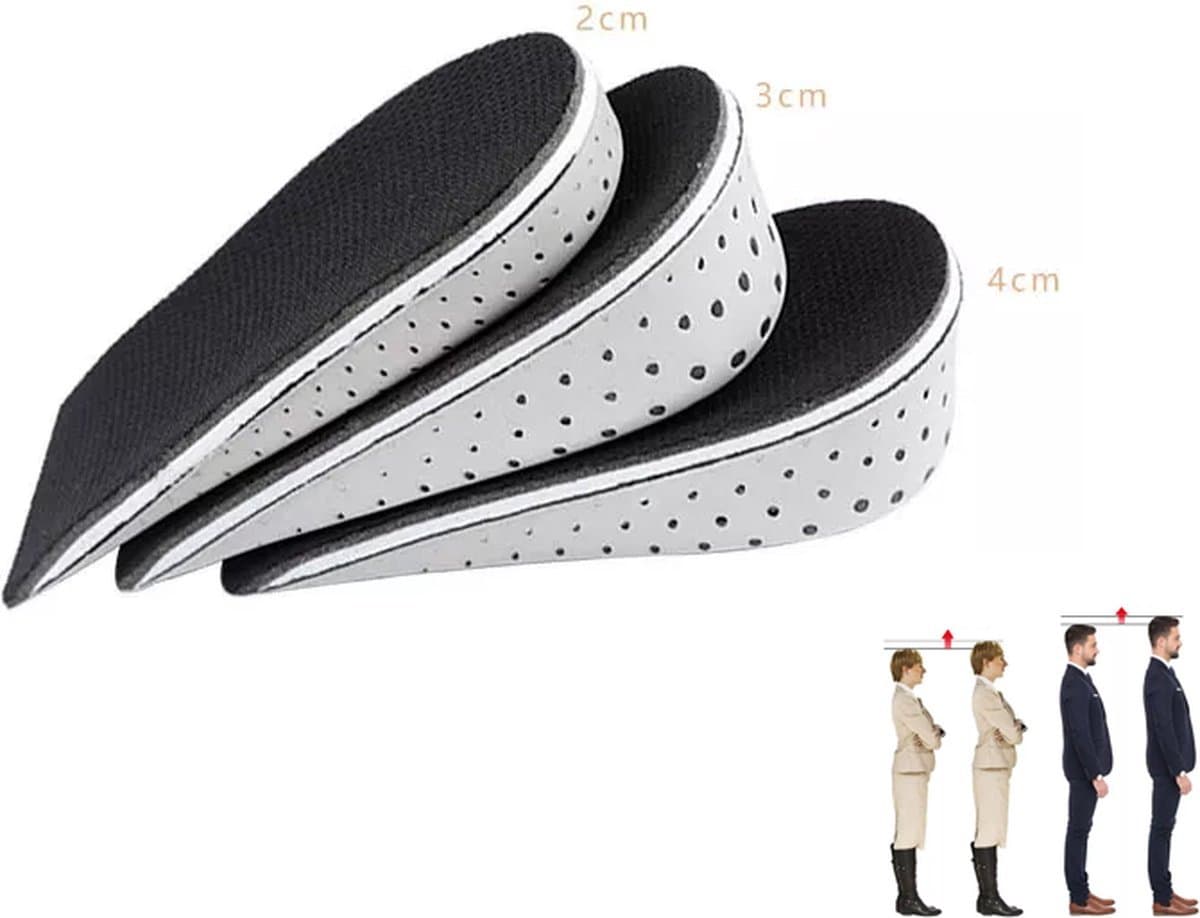 Hypify® | Heellift Hakverhoger | 3 paar | EVA demping | Hielverhoger | Verhogende Inlegzolen | Hielspoor | Hielpijn | Beenlengte verschil | Langer Worden | Hielkussen | Hielzool (EAN: 8721082668415): Wat is de Hypify® Heellift precies