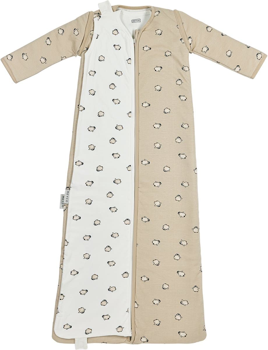 Meyco Baby Penguin Baby Slaapzak 4 Seizoenen - Soft Sand - 3.0 TOG (EAN: 4054703001136): Waarom ik er meteen voor koos
