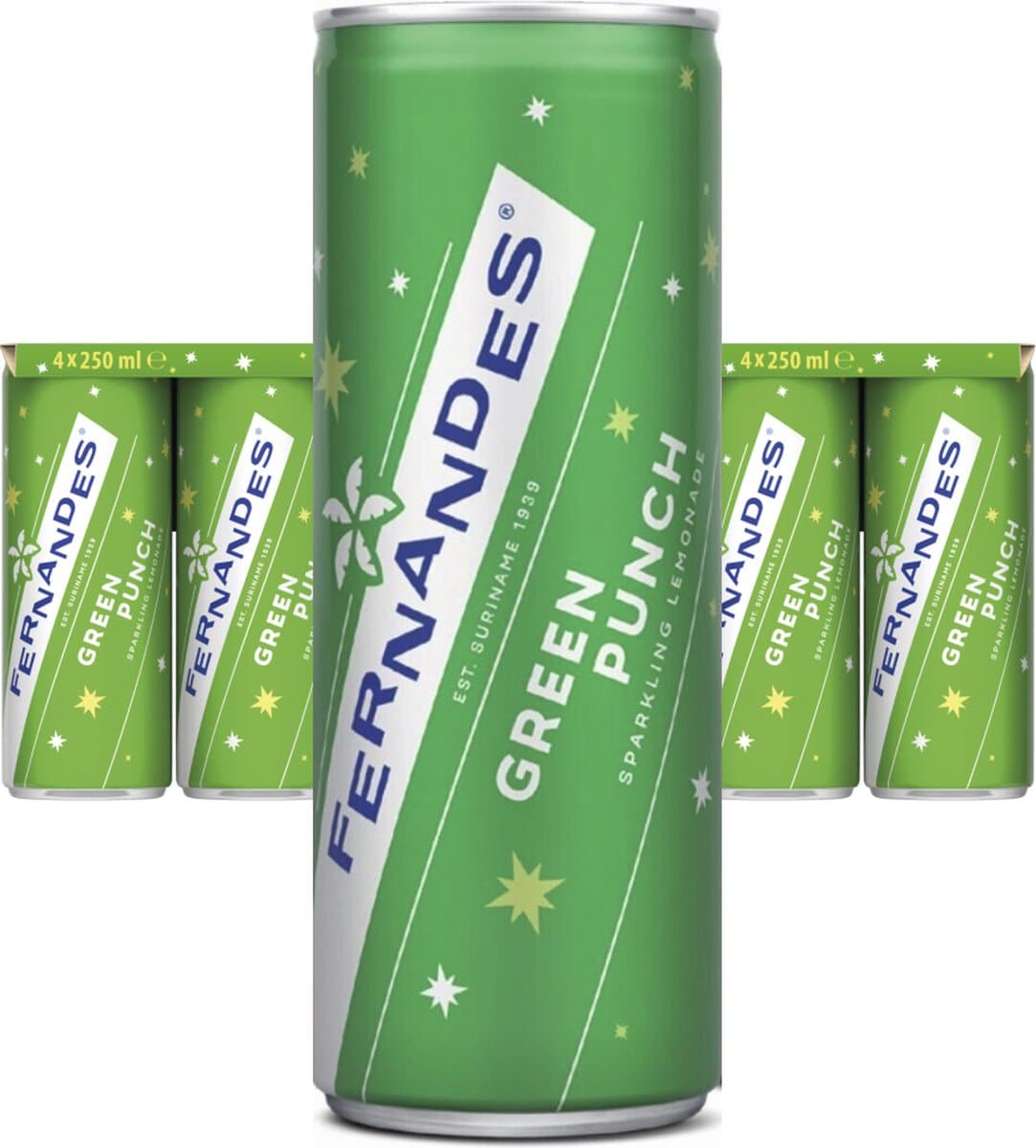 Tray Fernandes - Green Punch - Sleekcan - 24x33cl (EAN: 8710642036672)