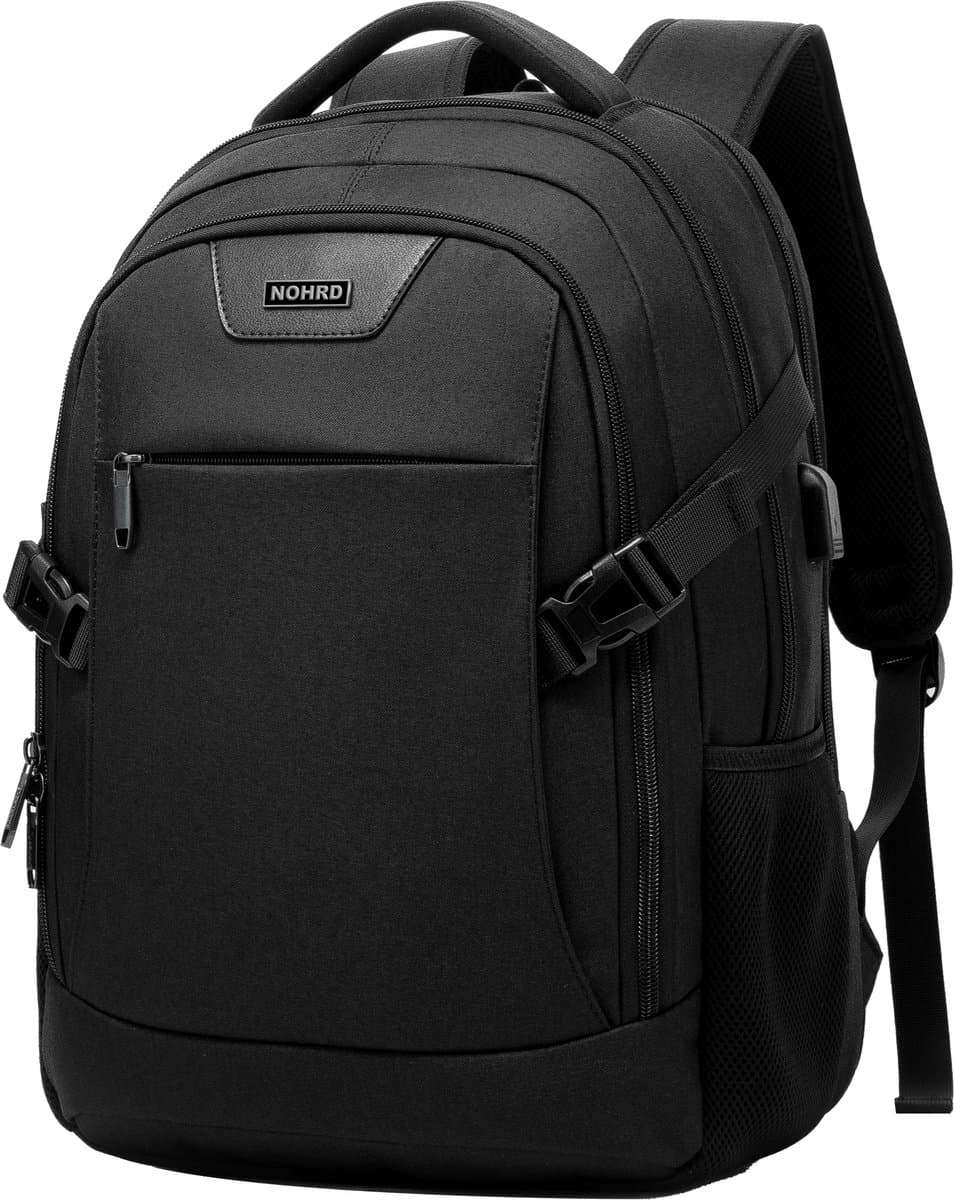 NOHRD Laptop Rugzak Dames & Heren - 15.6 inch - 30L - Rugtas met Laptopvak - USB Laadstation - Schooltas Meisje & Jongens - Spatwaterdicht - Boekentas (EAN: 8720828067994): 🎒 Waarom deze rugzak mij direct heeft veroverd