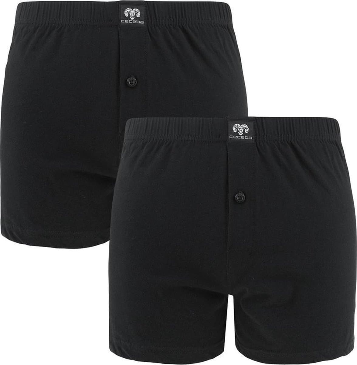 CECEBA Daytona 2-pack Heren Boxershorts wijd - Zwart (EAN: 4011694448005): **Ontwerp dat imponert (en comfort dat verleidt)**