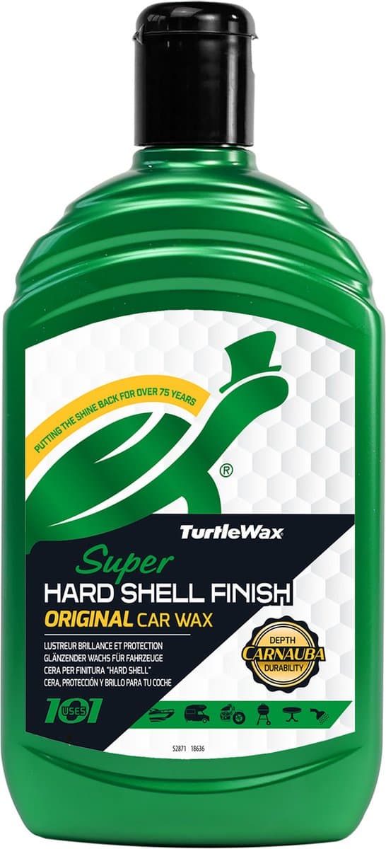 Turtle Wax Original Car Wax – Diepe glans – Langdurige bescherming – Geschikt voor alle lakken - 500ml (EAN: 5010322541186)