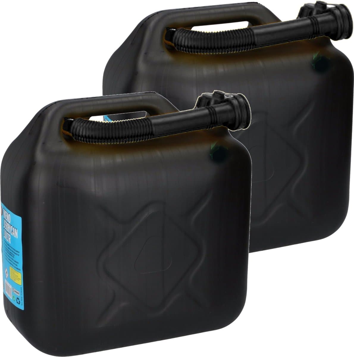 Jerrycan 10 liter zwart voor brandstof - 2x - incl. schenktuit - o.a. voor benzine / diesel (EAN: 8720276544986): **Waarom ik dit product heb laten testen**