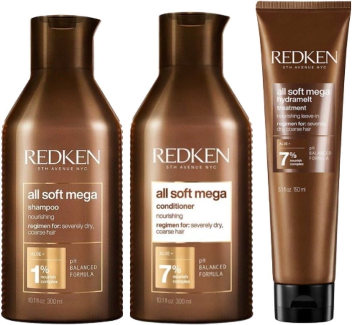 Redken - All Soft Mega Curls Luxe Set - 2x300ml+150ml (EAN: 6094001839893): 🎀 Redken All Soft Mega Curls Luxe Set – Mijn nieuwe “must‑have” voor zachte krullen!