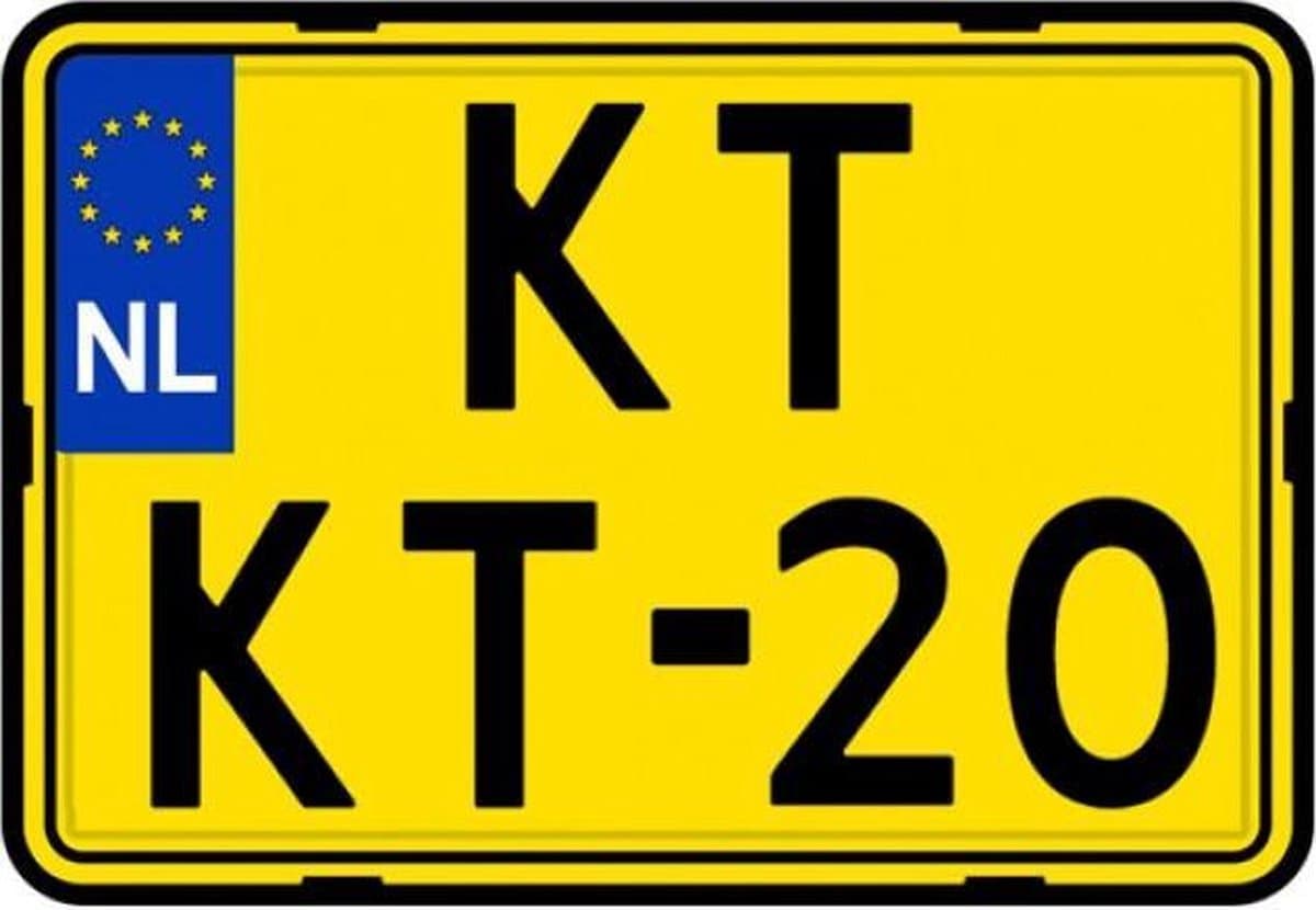Kentekenplaathouder motor zonder tekstrand (EAN: 0733991240604)
