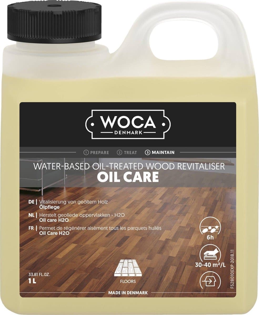 WOCA Oil Care NATUREL - 1 liter (EAN: 5708055019163): Waarom je vloer wat extra liefde verdient