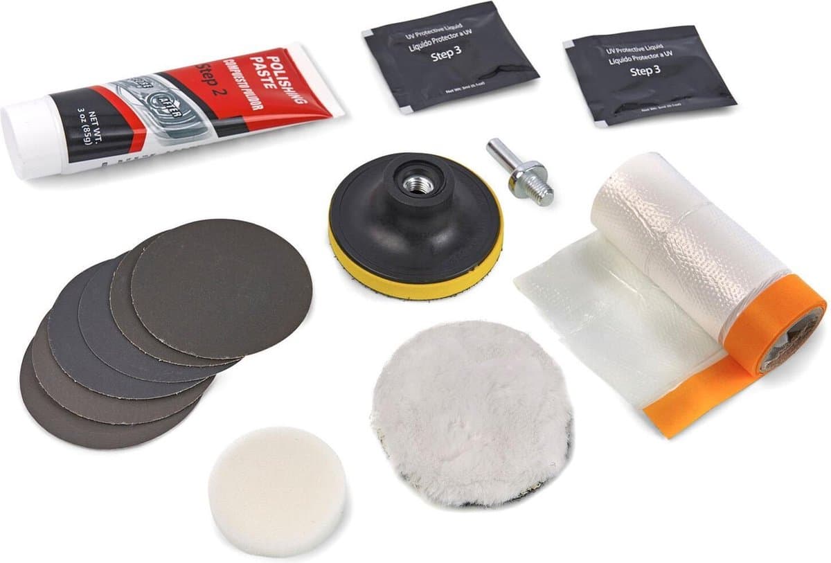 HBM koplamp Polijst Set Compleet (EAN: 7435125613652)