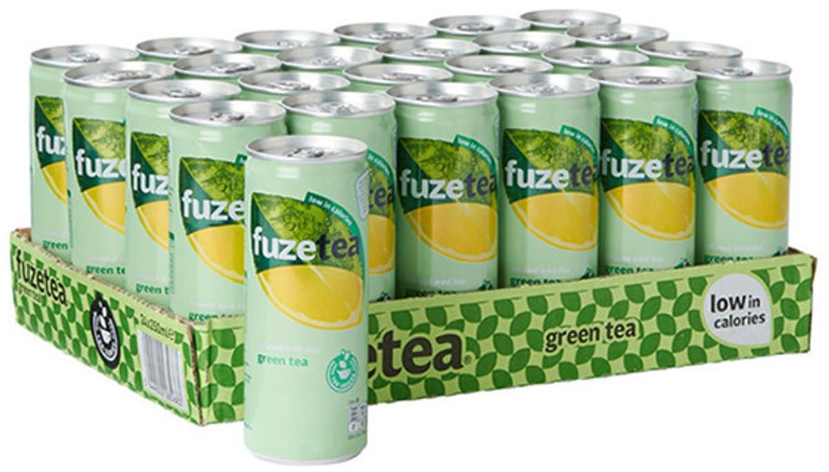 Frisdrank fuze tea green blik 330ml - 24 stuks (EAN: 5000112659979)