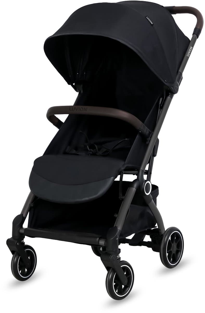 LUVION® Malmö Buggy - Compacte en comfortabele reisbuggy - Inklapbaar - Inclusief Travel Bag - Zwart (EAN: 8718546347481)