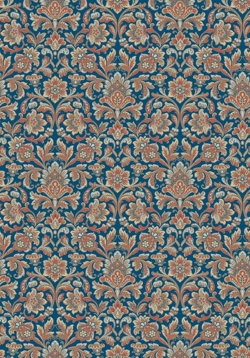 Boråstapeter Vliesbehang 4521 - Anno - Klassiek Blauw - 53cm x 10.05m (EAN: 7320094024243): Waarom ik verliefd ben op dit patroon