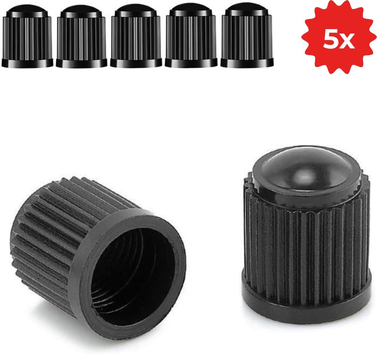 AutoXtreme Ventieldoppen Auto (schräder) - 5 Stuks - Gratis Verzending - Autoventiel - Universele Ventieldopjes - Zwart - Ventiel - Dop (EAN: 8721161027522): Waarom ik ze uitproberde