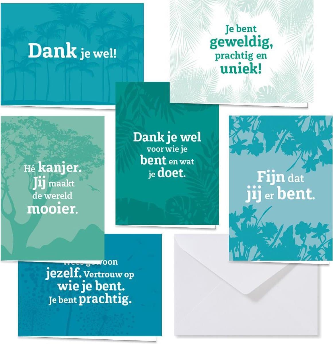 Voor Positiviteit - Dank je wel wenskaarten - Bedankt kaartjes - Wenskaarten - set in box - kaartenset met envelop - 36 stuks (EAN: 9789082904840): ✨ Waarom ik meteen verliefd werd