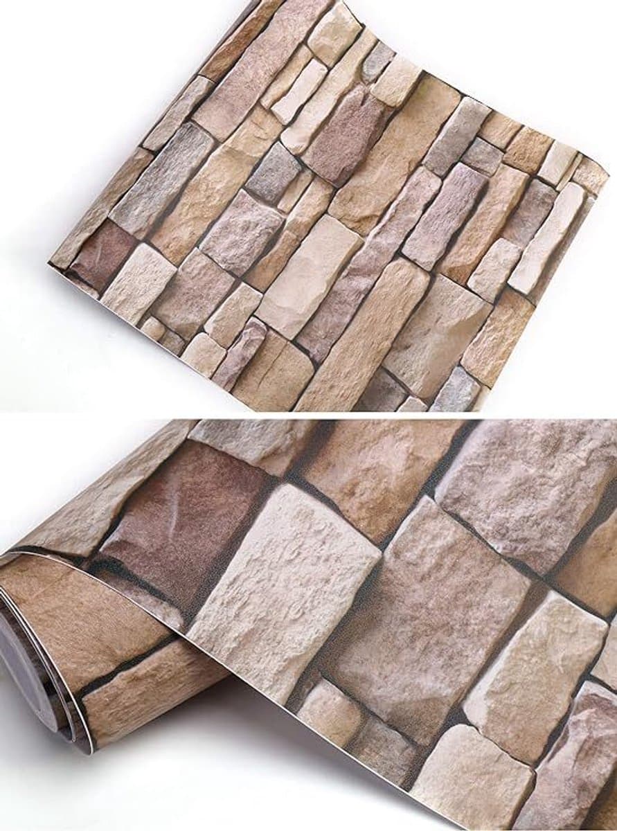 Home & Marker - 3D Zelfklevend Behang - Steeneffect Behang - Wandbekleding - Muurstickers - Waterdicht Behang - WALLCORWRAP (EAN: 3831127591730): Wat is het eigenlijk