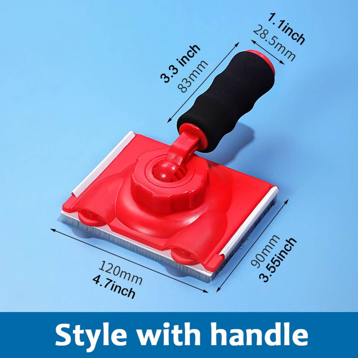 Edge Painter - Randverfpad - Voor muur en plafond afsnijden - Schilderen hoeken en randen - Paint edger (EAN: 8721325996107): De strijd tegen de bibberhand De Edge Painter