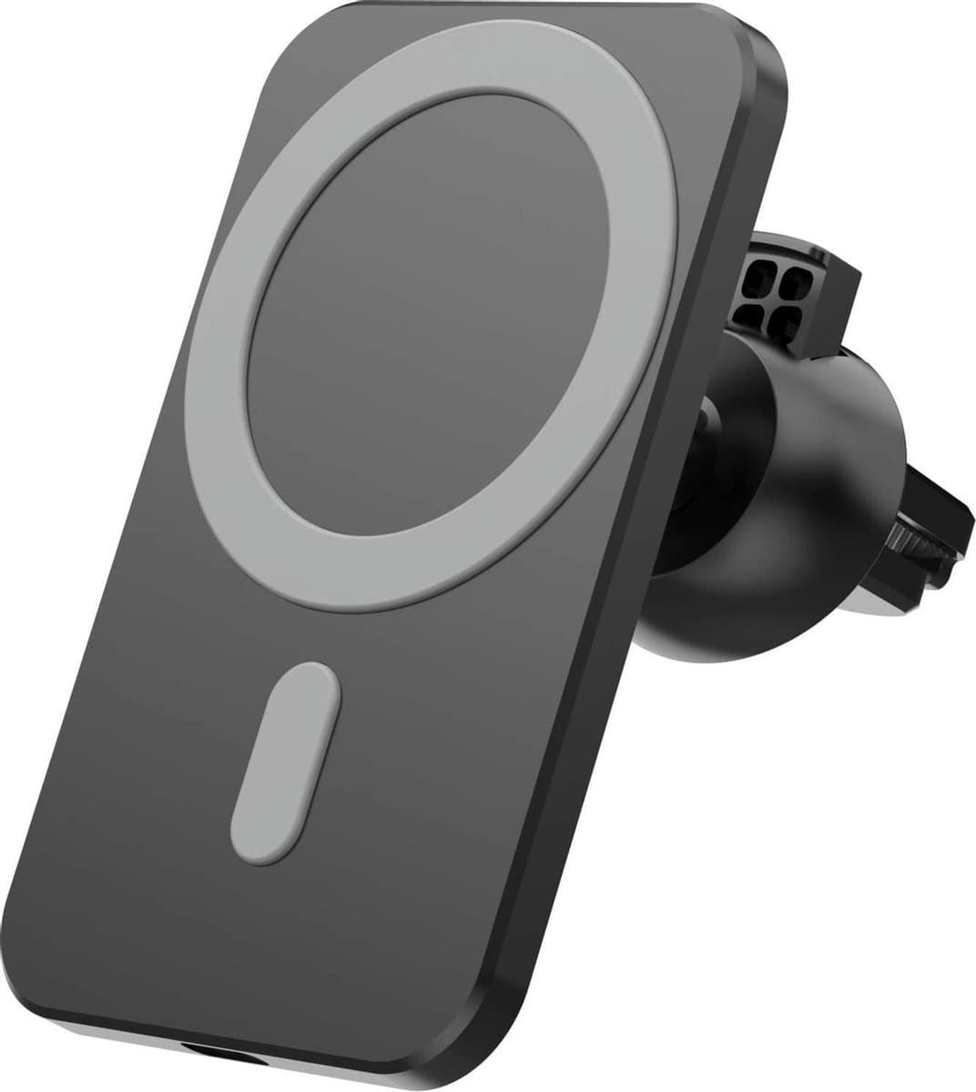 Magsafe Autolader - Magsafe Autohouder - Telefoonhouder Gsm Auto - geschikt voor Apple iPhone 17/16/15/14/13/12/ Mini / Pro / Pro Max - Draadloze Oplader met Magneet voor Auto - Magnetische Houder Ventilatie - Telefoonhouder Auto (EAN: 0866357223567)