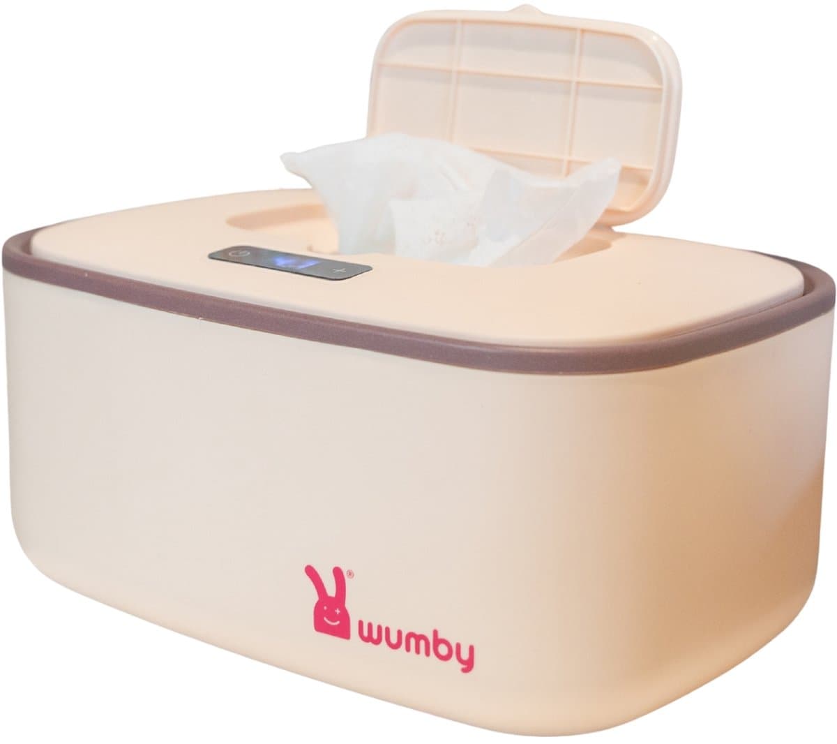Wumby® Billendoekjesverwarmer - Verwarmde Billendoekjes Houder Baby - Wipe Warmer - Wipe Box - Tissue Box - Vanilla (EAN: 8720892457035)