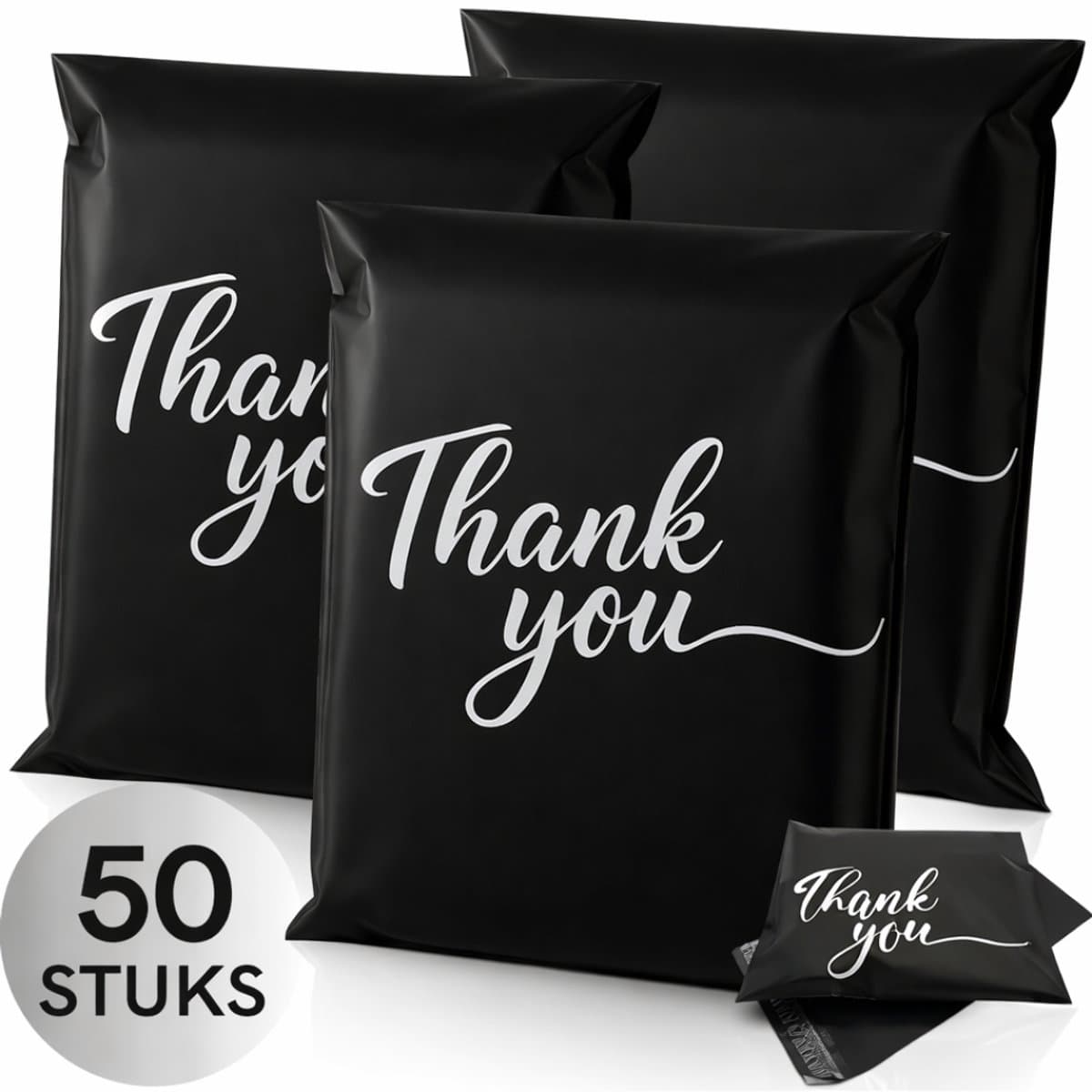 Twenty4seven® Verzendzakken "Thank You" - 50 Stuks & 30x40cm - Polyethyleen & Flexibel - Cadeaus, Webshop & Kleding (EAN: 8721042452696): Waarom ik ze uitprobeerde