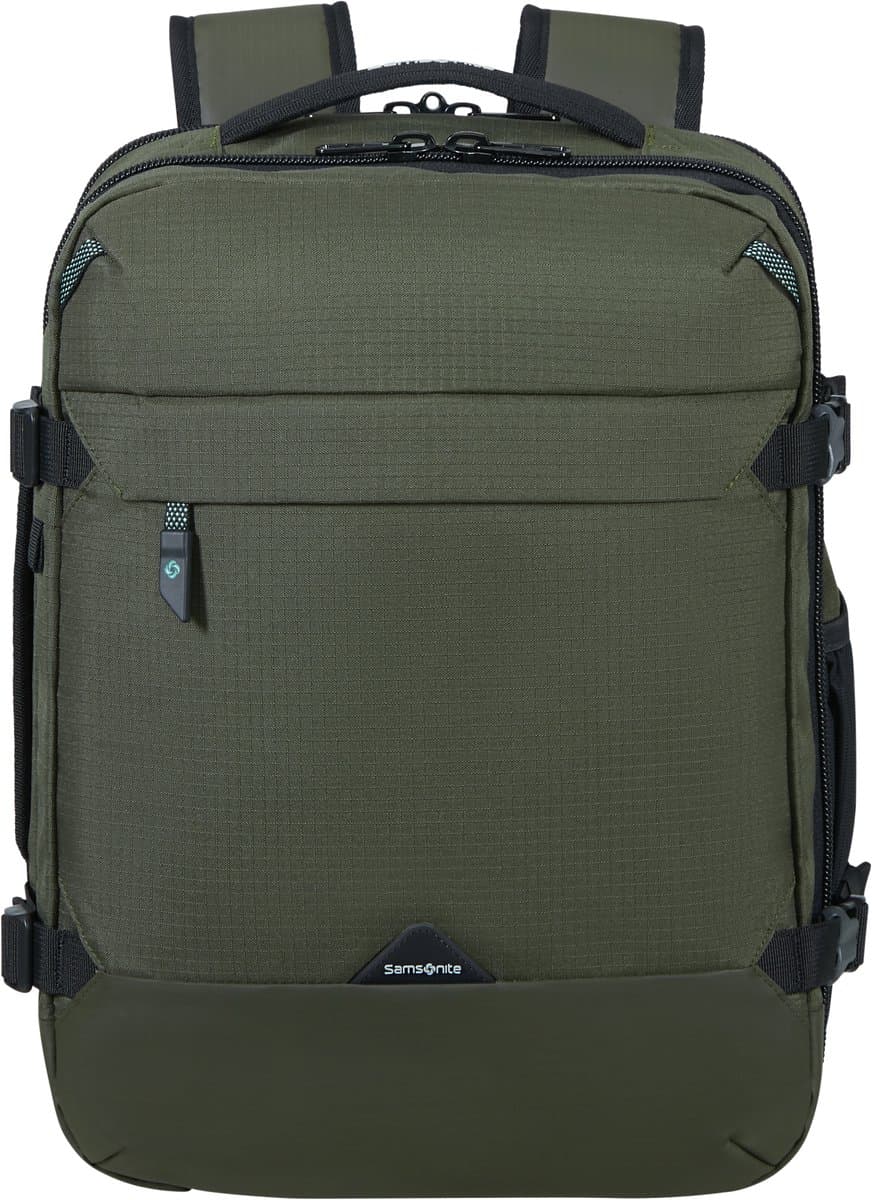 Samsonite Rugzak - Roadseeker Underseat Backpack S - dark olive - Ryanair conform - laptop 15.6 - 29 l (EAN: 5400520403131)