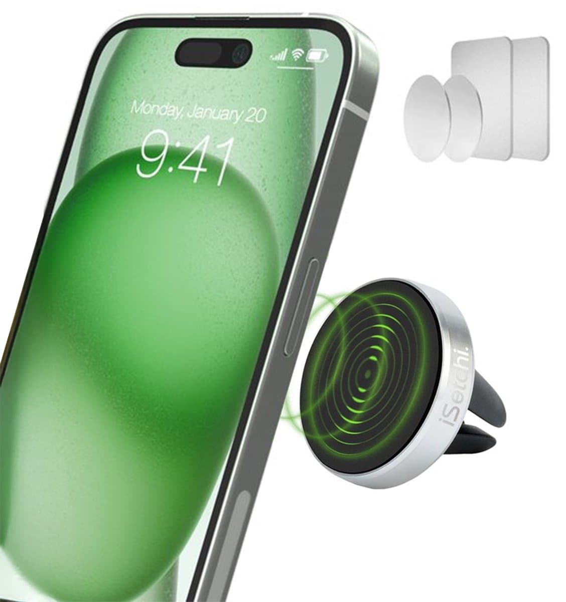 iSetchi Telefoonhouder Auto - Magnetisch - Metaal & Stevig - Off-Road & Drempel Proof - GSM Mobiel Houder - Autohouder - Universeel - Telefoonhouders Auto Ventilatie (EAN: 8719326731704): Waarom mijn oude autohouder het beknelde