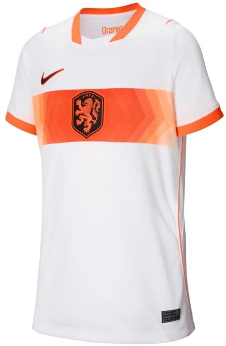 Nike Nederlands Elftal Uitshirt 2026-2028 - Wit/Oranje - Maat XS (122-128) - Kids (EAN: 0198488391564): Een shirt dat past bij de room makeover (én bij Liam!)