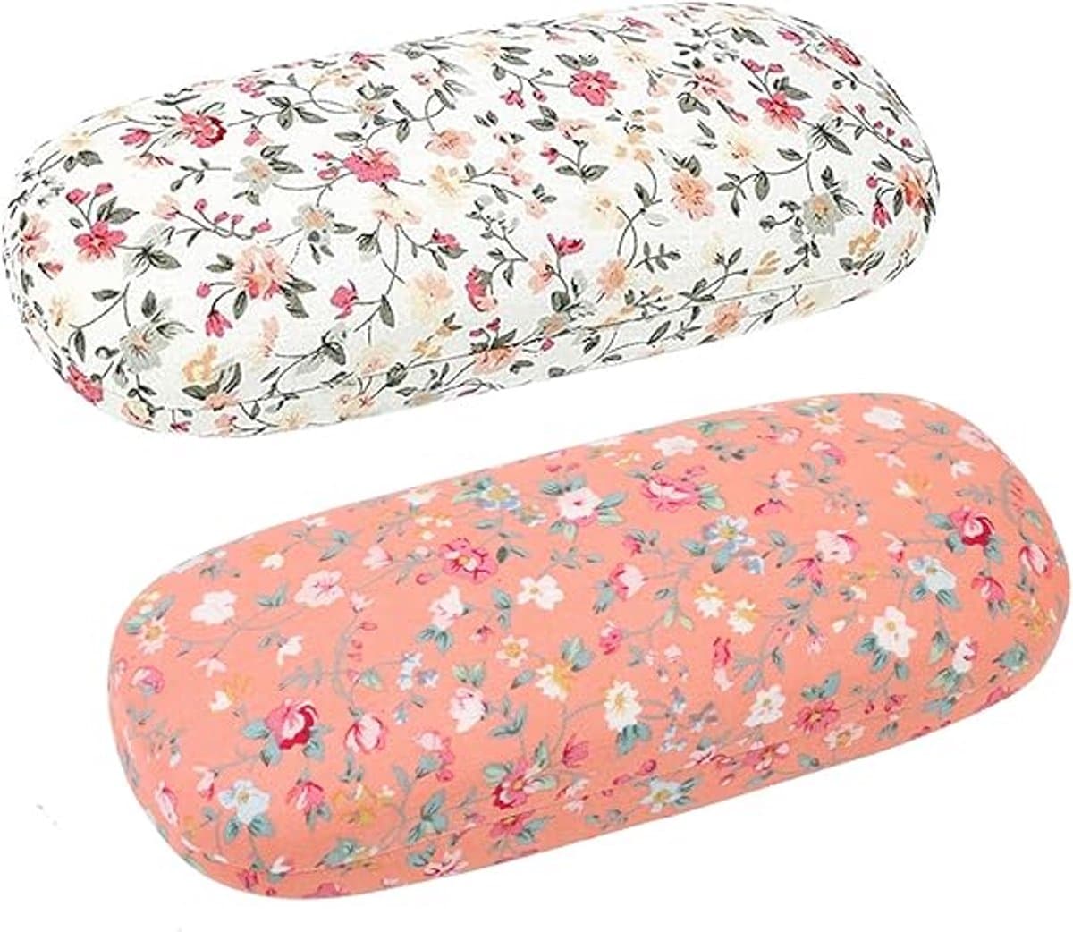 2 stuks-Brillenkoker-brillenkoker hard case-brillenkoker dames-brillenetui- brillenkoker bloemen-brillenkoker groot-brillenkoker Stof-Zonnebrilhouder-Stijlvolle brillenkoker-reisbrillenkoker-voor brillen op sterkte en zonnebrillen (EAN: 6153925564...