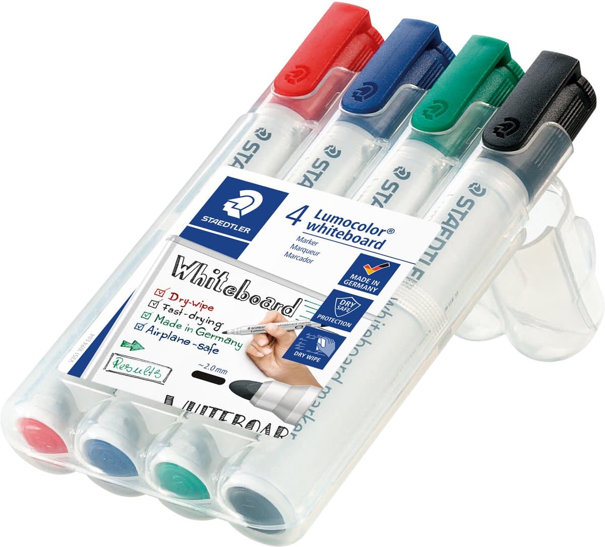 STAEDTLER Lumocolor whiteboard marker ronde punt - box 4 kleuren (EAN: 4007817328934): 🎨 Waarom een whiteboard‑marker eigenlijk zo’n grote deal is