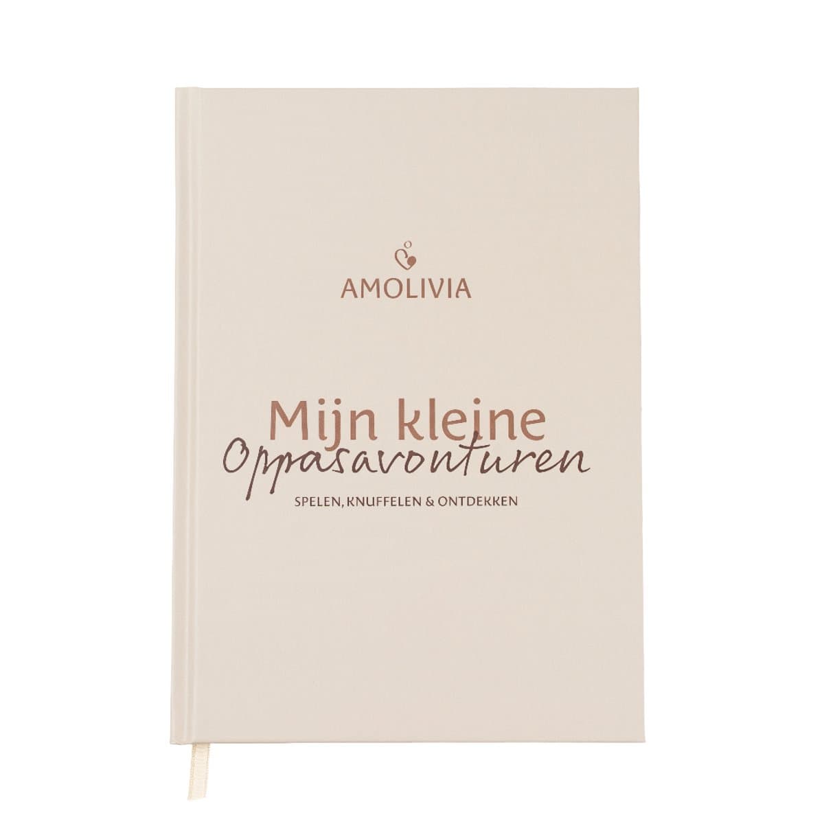 Amolivia Oppasboek - Heen en Weer boekje - Kraamcadeau - Crème (EAN: 9789083478036)