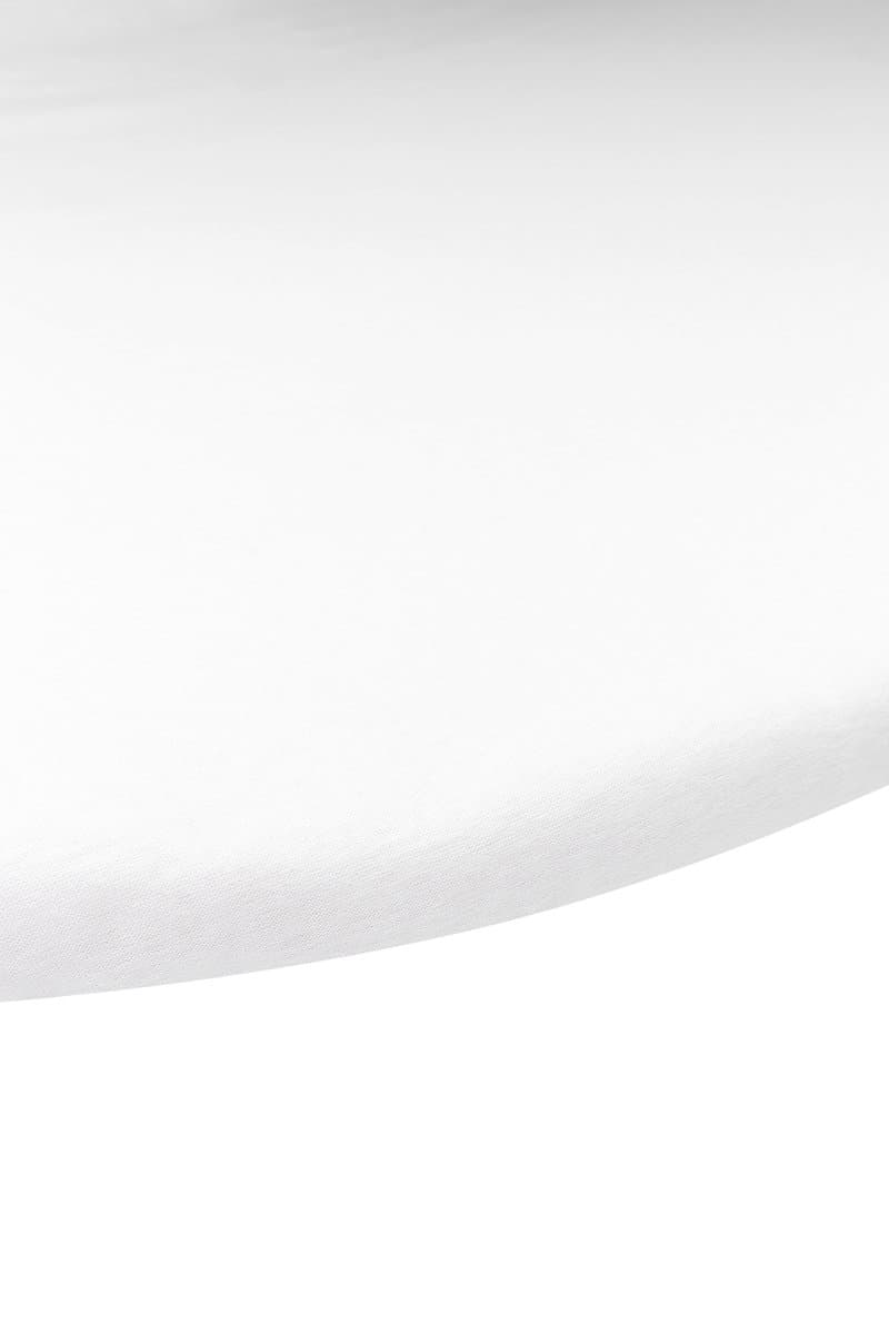 Meyco Baby Uni hoeslaken boxmatras - white - rond 90/95cm (EAN: 4054703566642)
