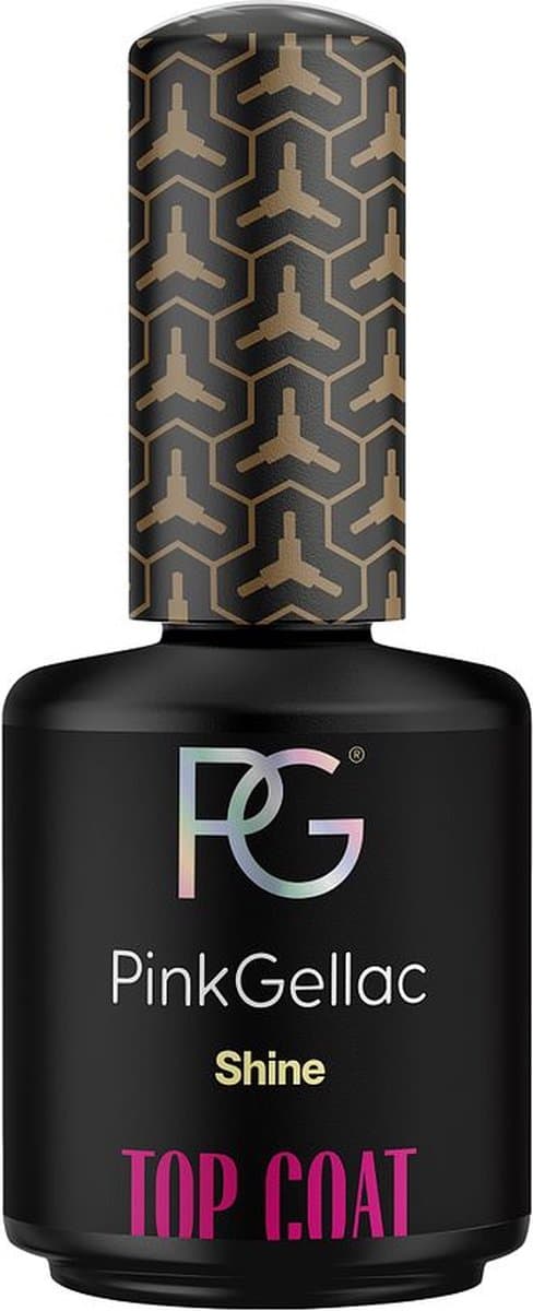 Pink Gellac Shine Top Coat Gellak 15ml - Topcoat Nagellak voor Gel Nagels - Gellak Topcoat (EAN: 8718719680261): De finishing touch (voor je nagels!)