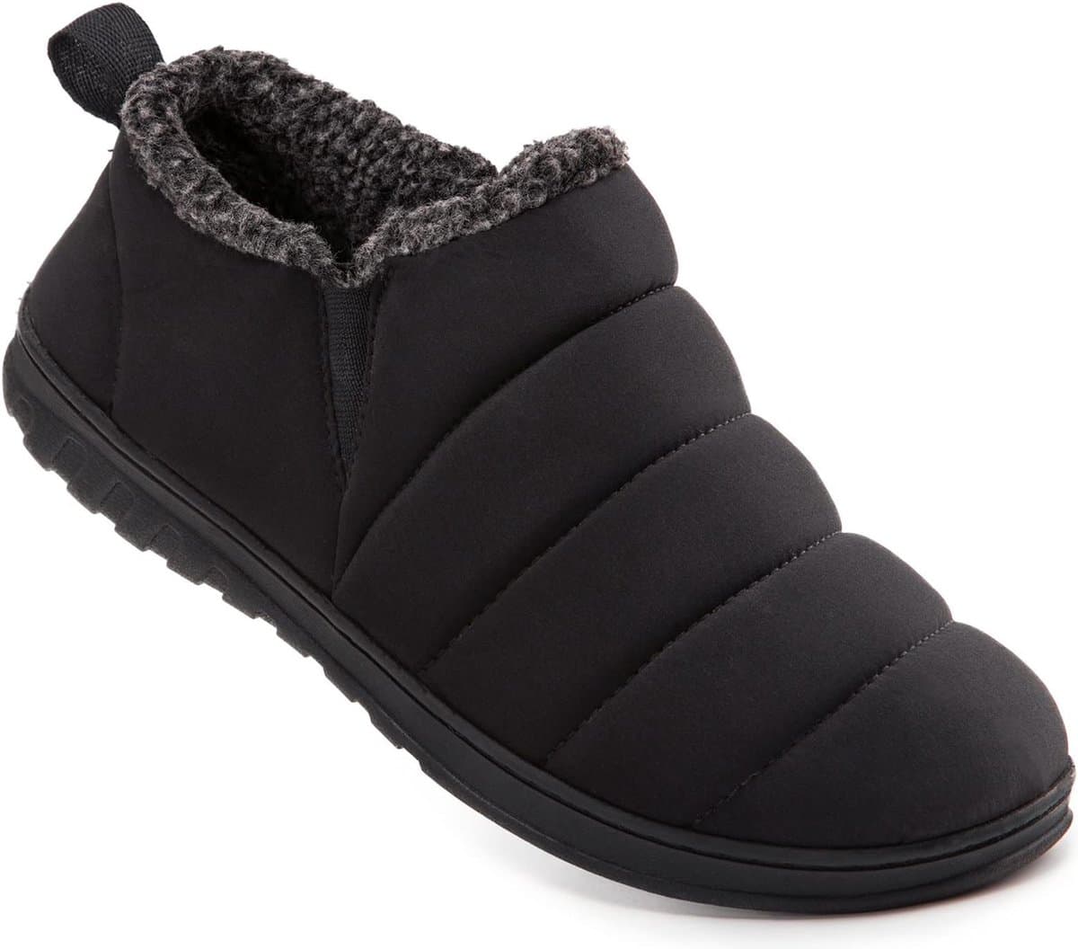 Pantoffels Heren - Sloffen - Zwart - Anti-slip - Maat 44/45 - Comfeet (EAN: 8720938082429)