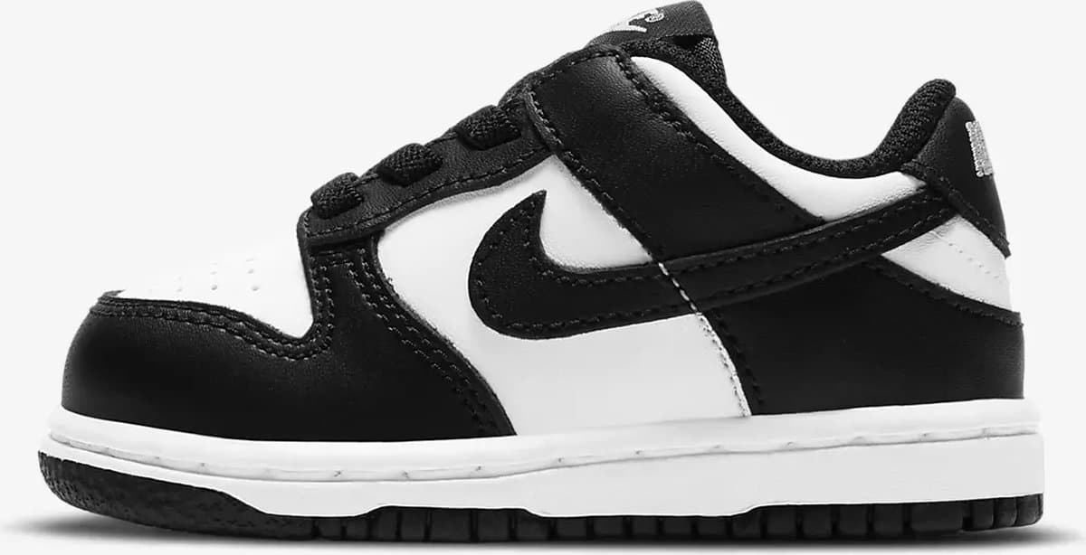 Nike Dunk Low Black White 'Panda' - maat EU 27 - CW1589-100 - zwart - wit - kinder sneakers - sneakers laag - elastiek veters - instappers (EAN: 0194953242805): Waarom ik meteen enthousiast werd