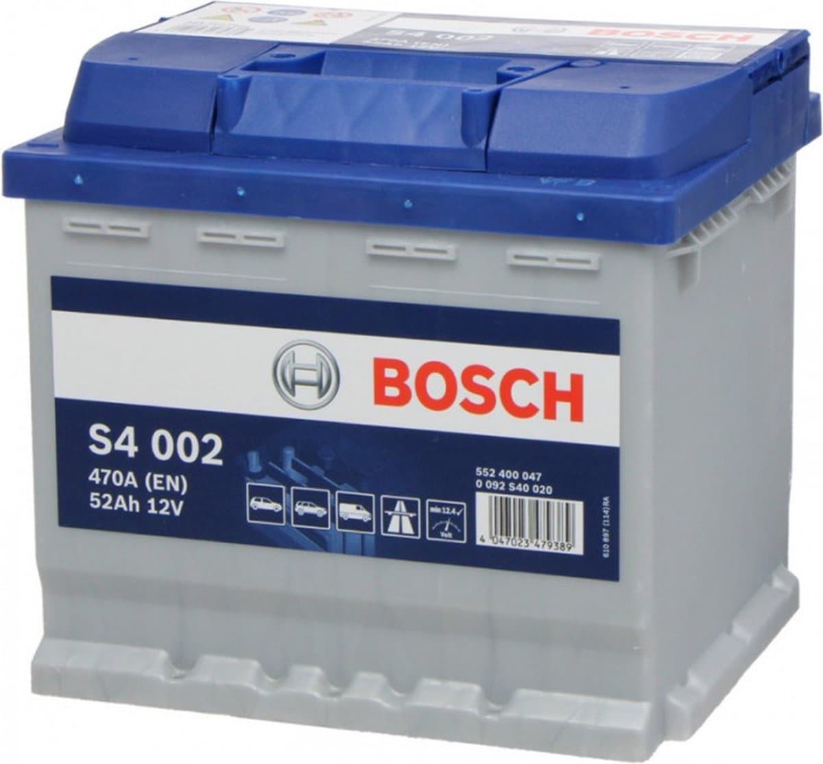 BOSCH | Accu - 12V 52Ah | S4002 - 0 092 S40 020 | Auto Start Accu (EAN: 4047023479389): Eerste indruk verpakking, montage en prijs
