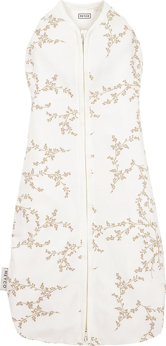 Meyco Baby Branches cocoon inbakerslaapzak - sand - 70cm - 0.3 TOG (EAN: 4054703234152)