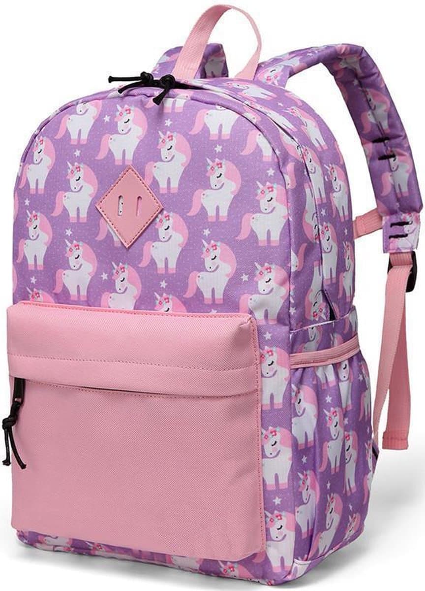 Schooltas - Rugzak Meisje - Unicorn Tas - Eenhoorn - Roze Rugtas - Paarden - Meisjes Speelgoed - Rugtas Kind - Gymtas - Kado Meisje (EAN: 8719327509814)