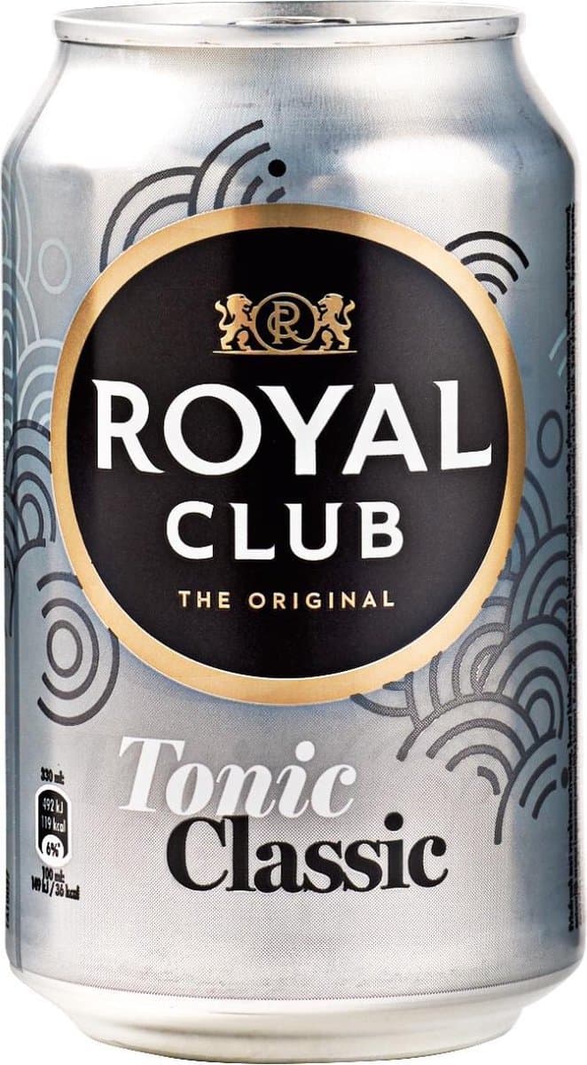 Royal Club Tonic Blikjes 33cl Tray 24 Stuks (EAN: 0000087156386)
