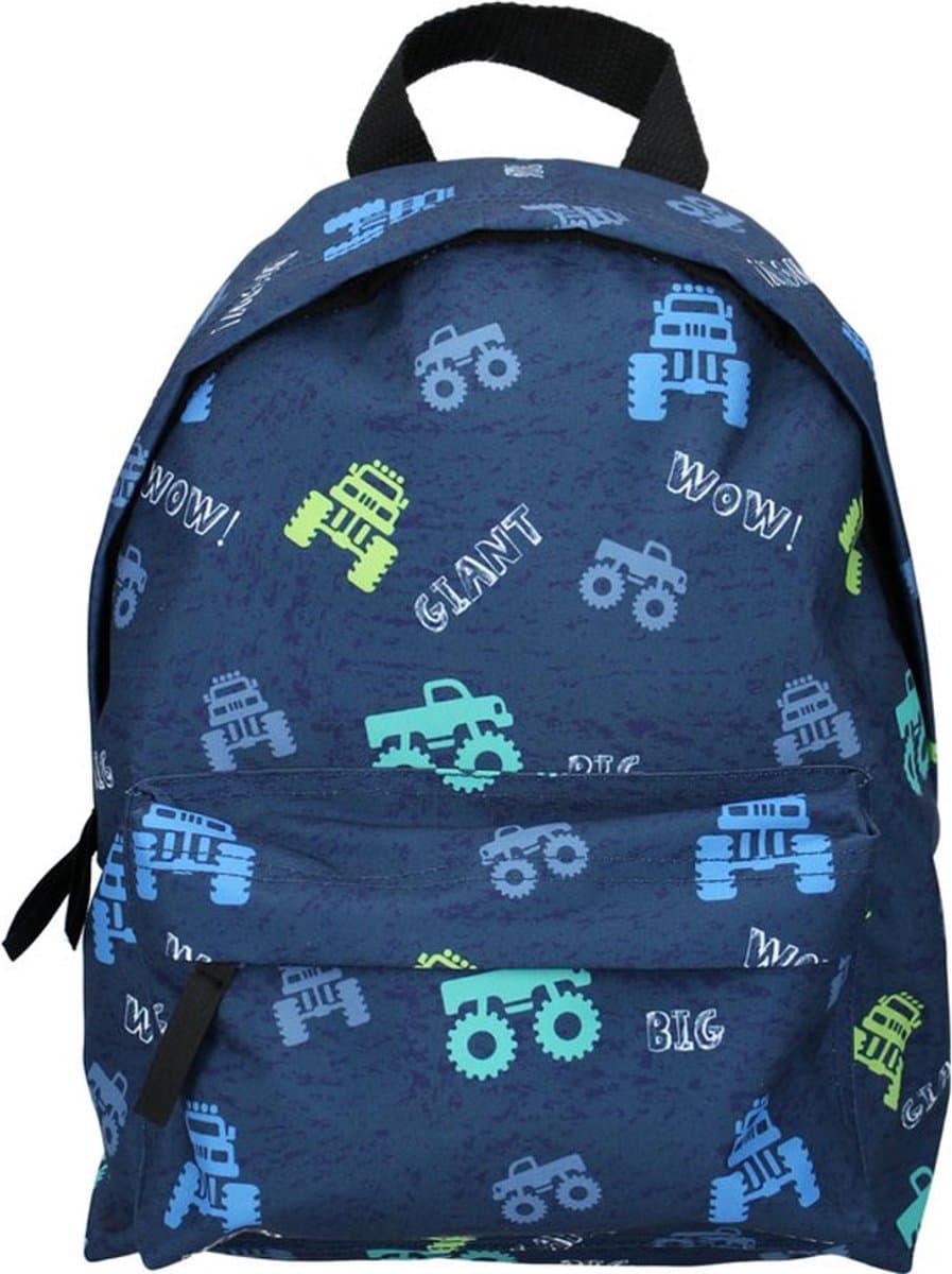 Prêt Best Buddy Rugzak Kind Jongen Auto's - Basisschool - Blauw - Stoere Rugtas Monstertrucks - Gratis Verzonden (EAN: 8712645281141)