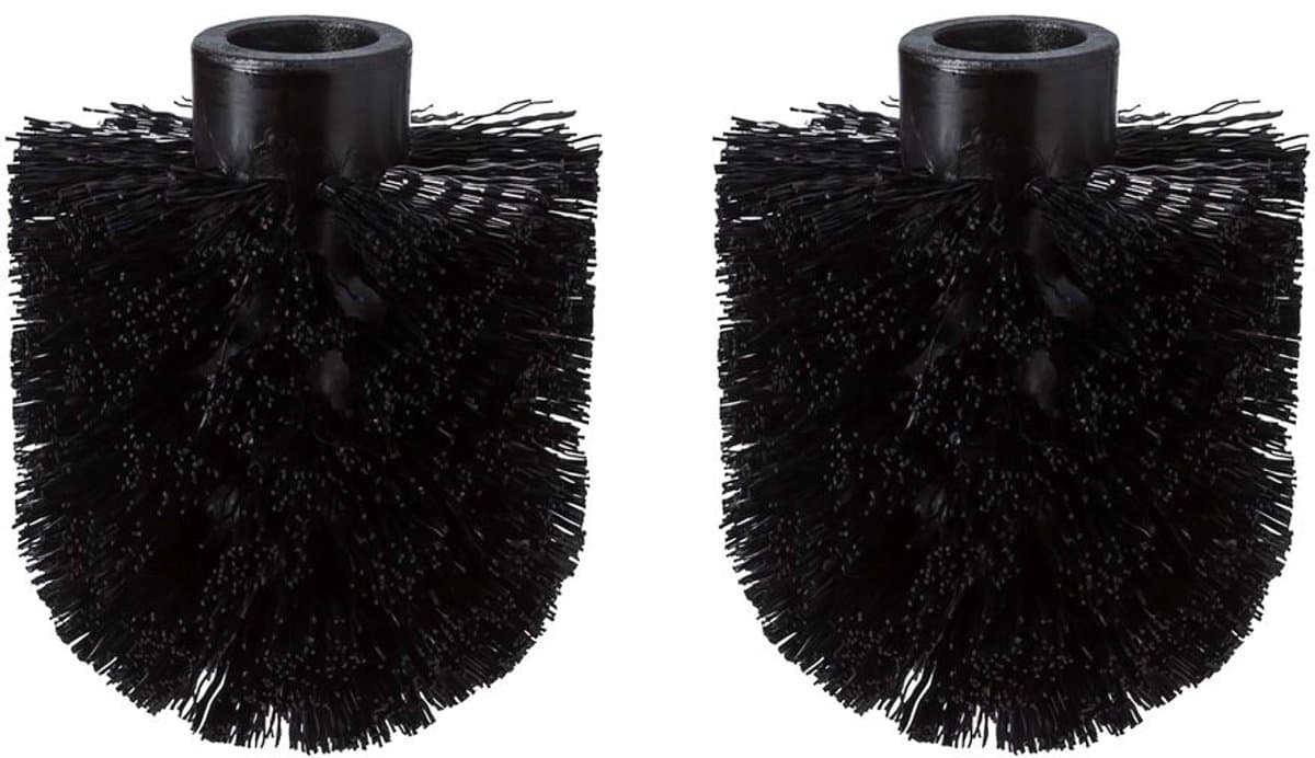 Tiger - Losse Toiletborstelkop - WC borstelkop - Borstelkop set voor toiletborstel - Universeel - Zwart - 2 stuks (EAN: 8720605741895): Duurzaam én budgetvriendelijk