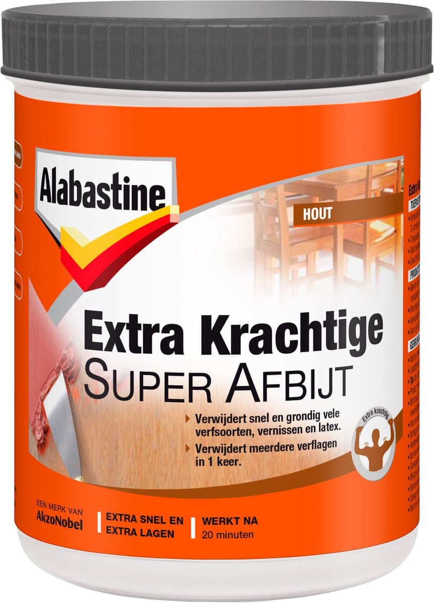 Alabastine Extra krachtige Super Afbijt - 1 liter (EAN: 8710839361464): Eerste indruk Smeren maar! 🖌️