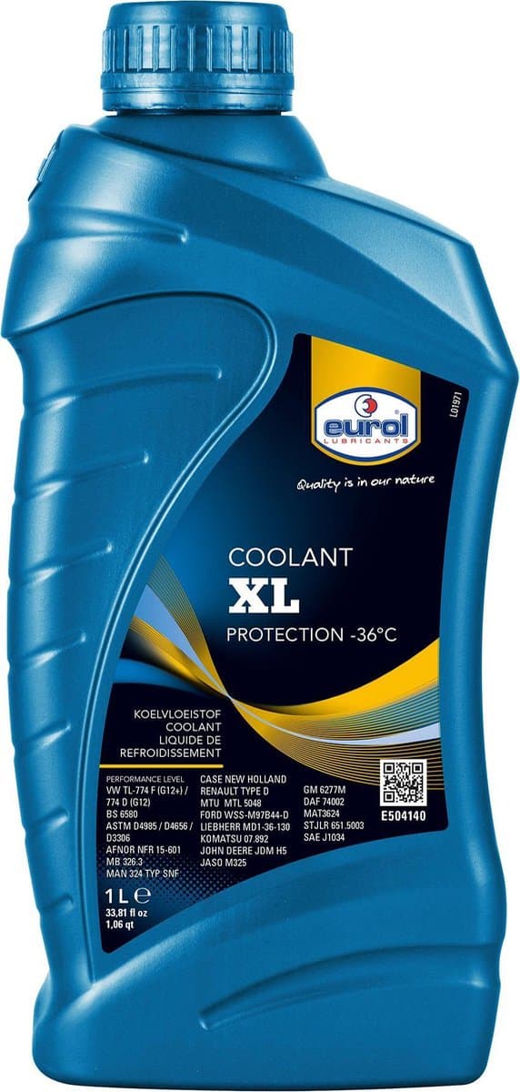 Eurol Anti-vries/koelvloeistof Coolant XL -36°C | 1L (EAN: 8712569003775): Waarom koelvloeistof überhaupt
