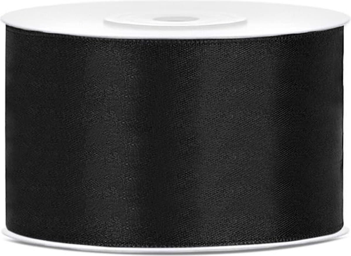 Satijn Lint Zwart 38mm 25m (EAN: 5901157445346)