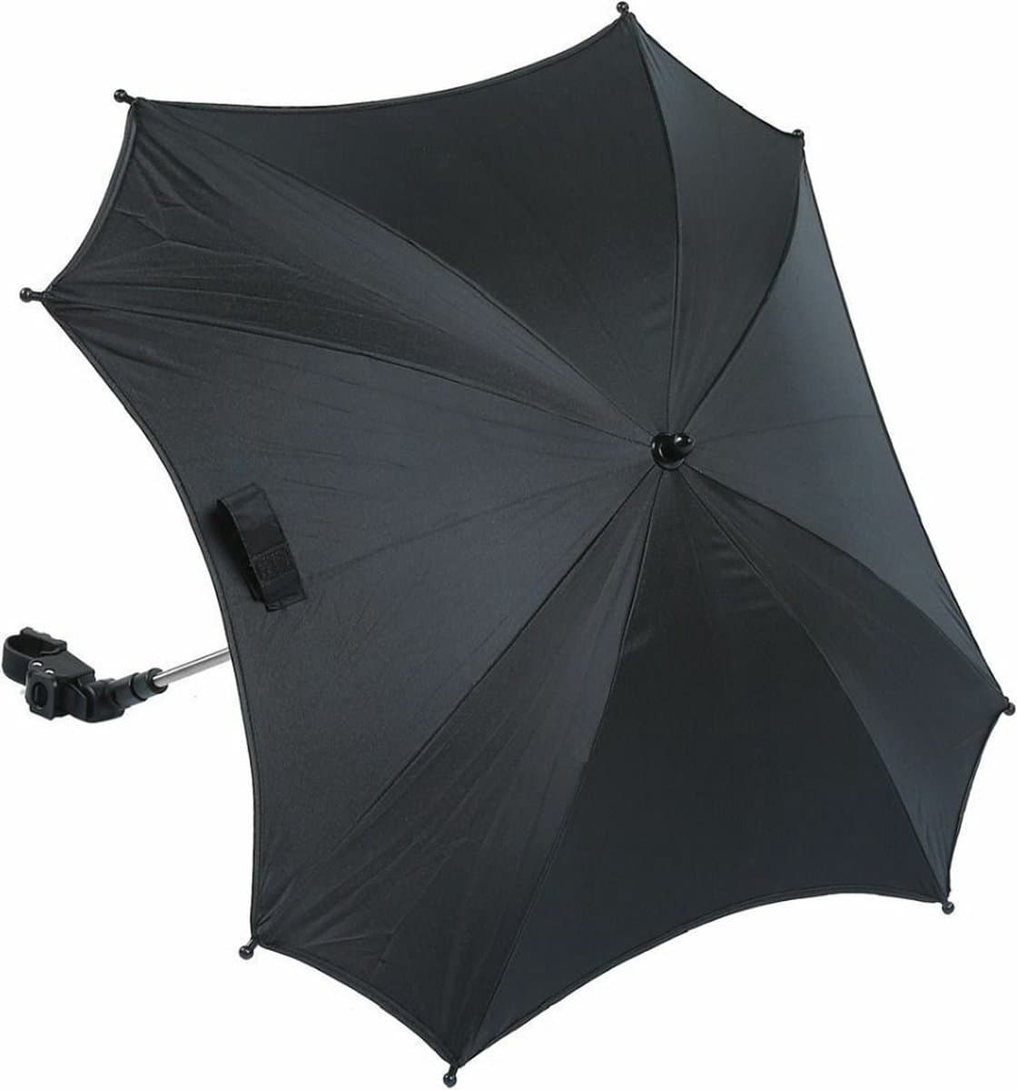 Titaniumbaby Parasol Vierkant met universele klem UV 50+ Protectie - Black (EAN: 8717385427255): **Waarom deze parasol de praatjesmaker is**