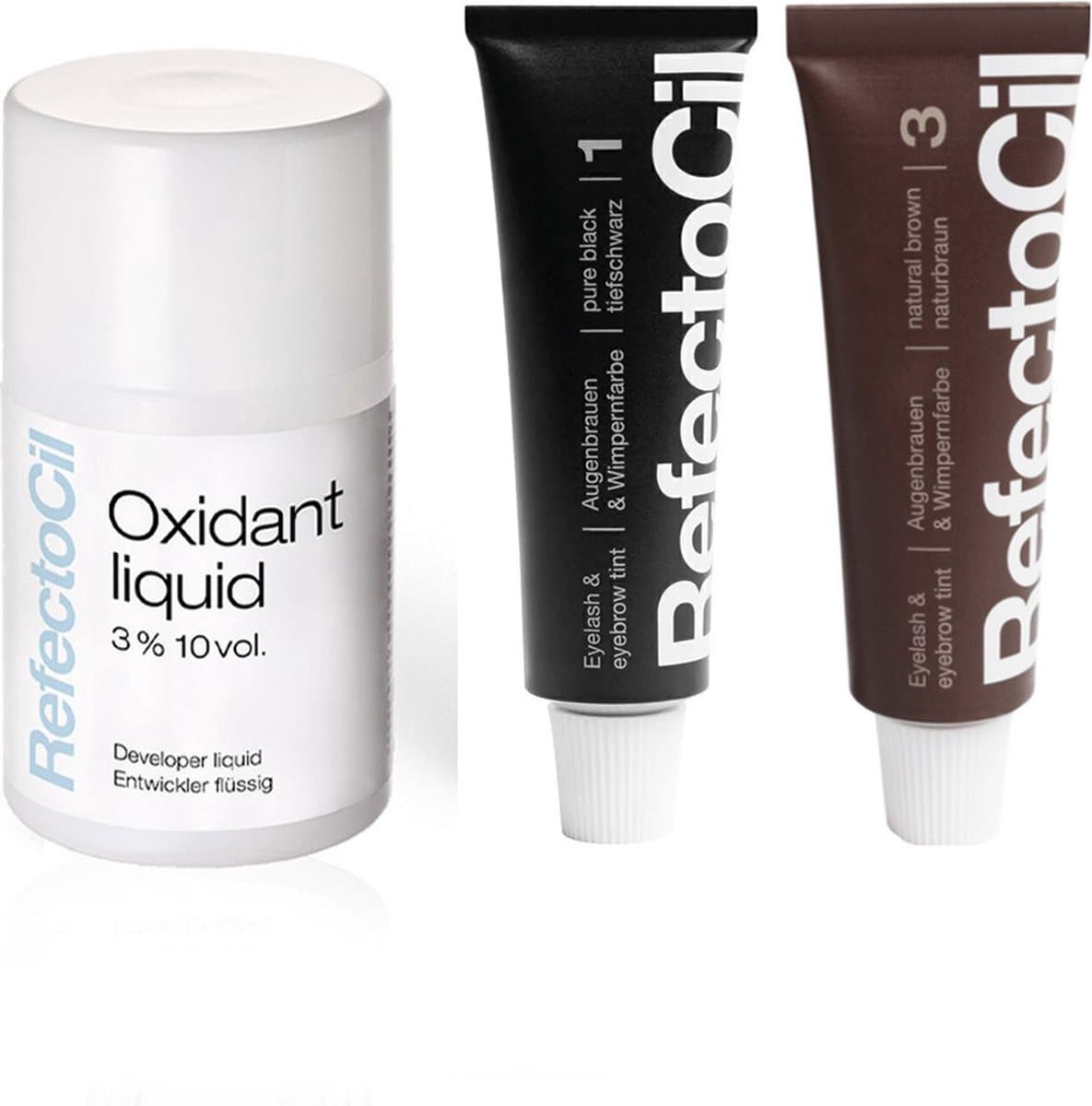 RefectoCil 2 stuks - nr.1 zwart + nr.3 Natuurbruin + 100ml Oxidant (EAN: 7106621996364): Waarom deze set mijn nieuwe favoriet is