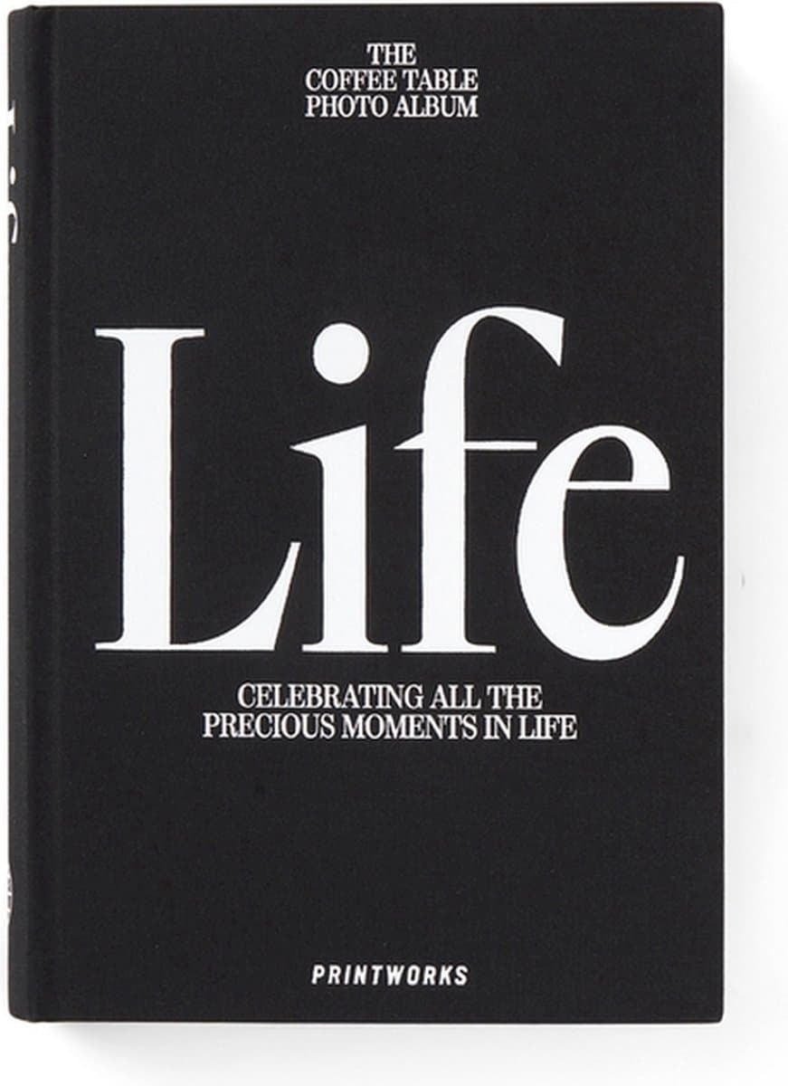 Printworks Fotoalbum / Fotoboek - Life - Zwart (EAN: 7350108173575)