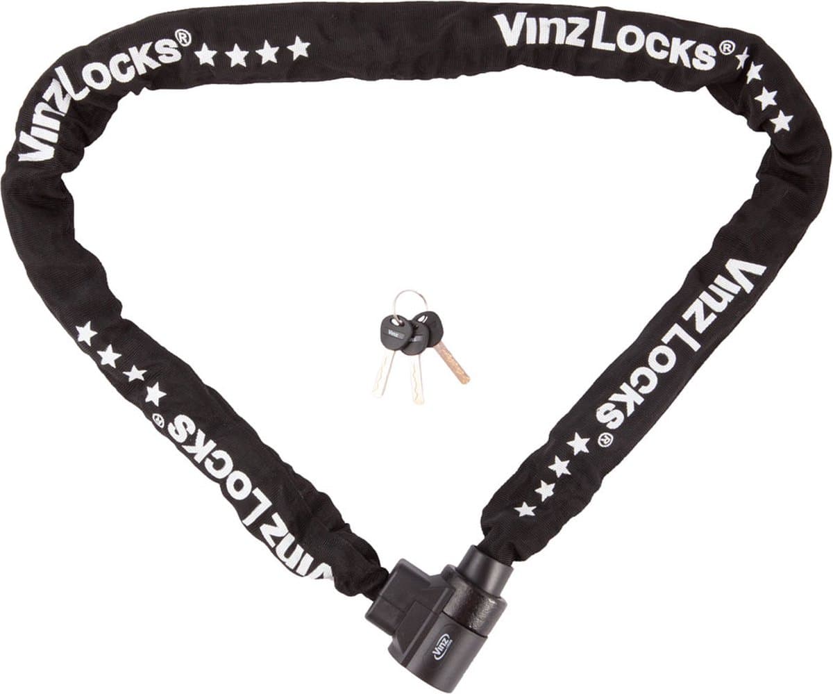 VINZ Janga Kettingslot ART4 - 150 cm / Fietsslot / Scooterslot / Motorslot (EAN: 8719425236629): Het product in een woordje