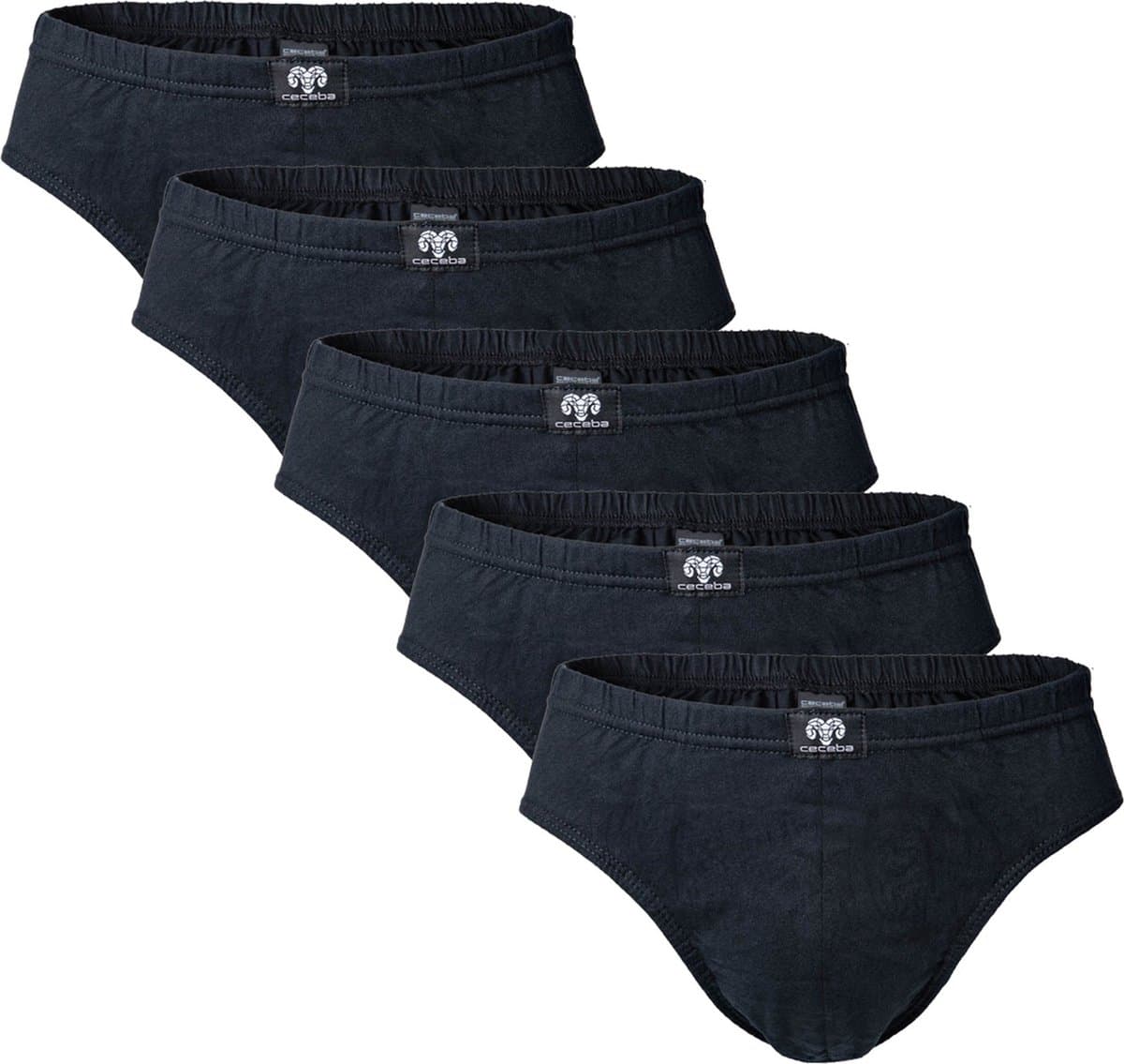 CECEBA Challenger Herenslip - 5-pack Multipack - Zwart (EAN: 4011694656776)