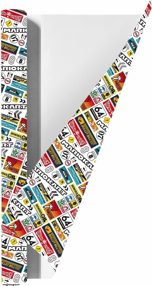 Mario Kart cadeaupapier - inpakpapier - 200 x 70 cm - 3 rollen (EAN: 9098998049089): Waarom dit papier meteen op mijn radar sprong