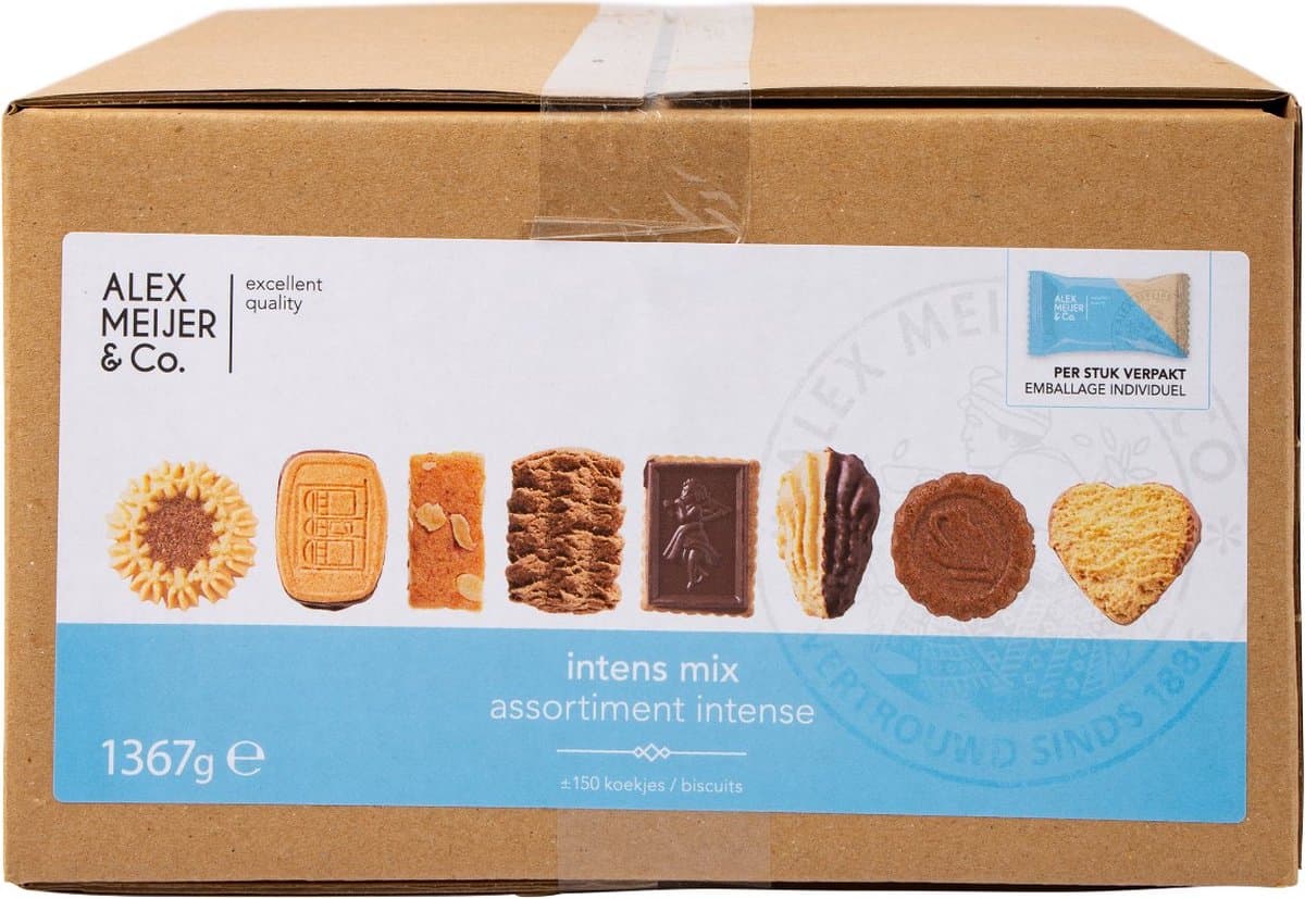 Alex Meijer Koekjes intense mix mono verpakt - Doos 150 stuks (EAN: 8710401557127): Waarom ik er zo enthousiast over ben
